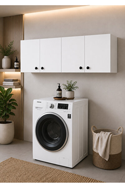 Çavdar Mobilya Dekorasyon Kapaklı Banyo Dolabı - Çok Amaçlı Banyo Dolabı
