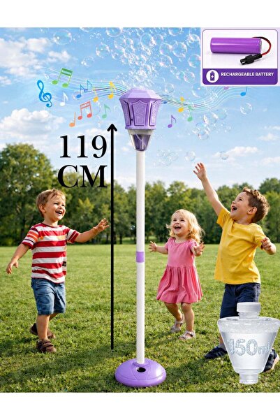 F.A.M.S Automatic Bubble Machine for Kids with Music & Lights, Outdoor Bubble...