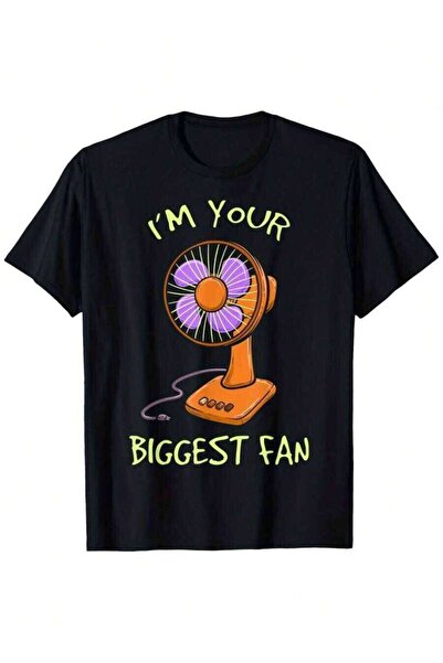 25W تي شيرت I'm Your Biggest Valentines Hearts Day Electric Fan، تي شيرت قطني...