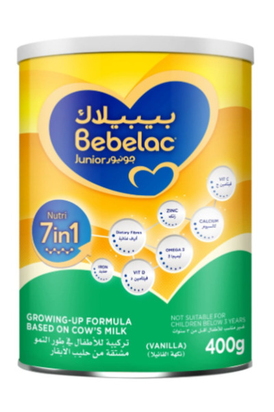 Bebelac حليب أطفال، المرحلة الرابعة، للأطفال من 3-6 سنوات - 400 جرام