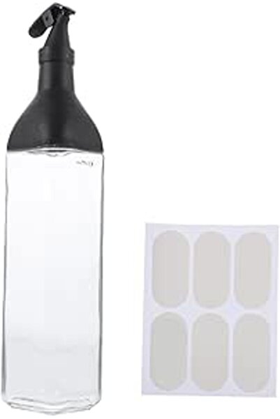 Tazweeq 4Pcs 500ml Automatic Open Close Oil Bottle, Lead Oil Dispenser, Stora...