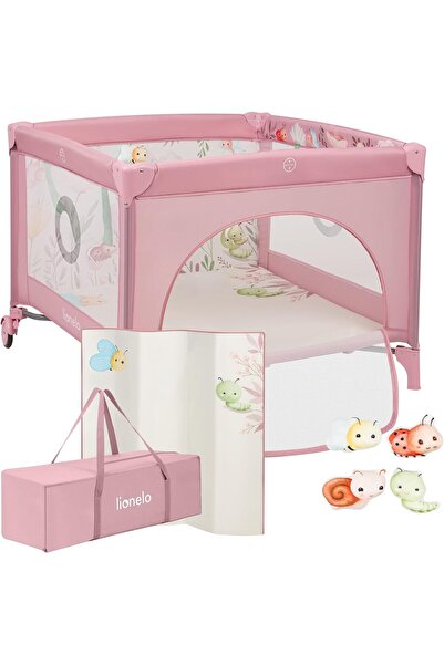 Lionelo Mille Plus Children's Playpen (0-36m) 100x100 cm | Square Collapsible...