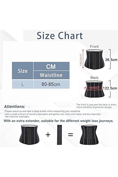 Aputue Waist Trainer Trimmer, Black Sweat Waist Trainer for Women, Breathable...