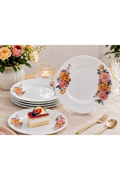 Rod Set de 6 farfurii de desert Opal, 20,5 cm – Design floral elegant, durabi...