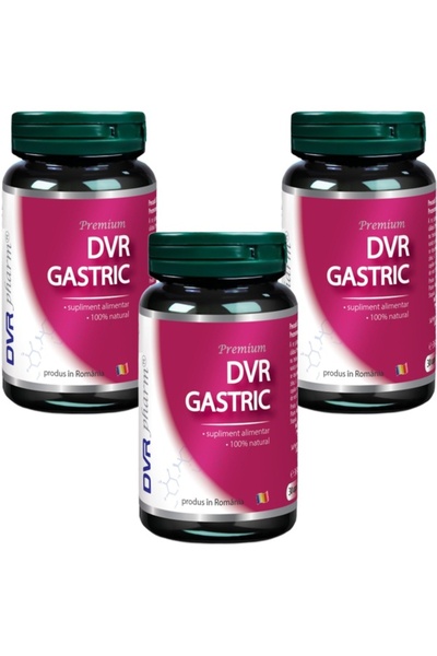 DVR Pharm Pachet Gastric formula Carbune activat digestiv, calmant gastric, a...
