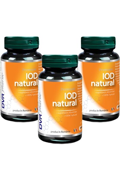 DVR Pharm Pachet Iod biodisponibil (extras alge marine), Tiroida, Echilibru h...