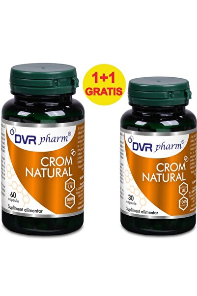 DVR Pharm Pachet Crom din sursa naturala, 2flacoane, 90cps