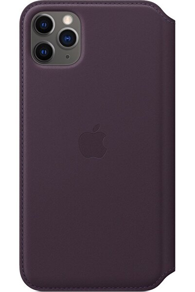 Apple Γνήσια Θήκη Leather Folio Aubergine iPhone 11 Pro Max MX092ZM/A
