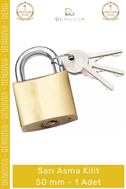 Denguva # Padlock Yellow Brass Alloy Durable Stainless Steel Corrosion Resist...