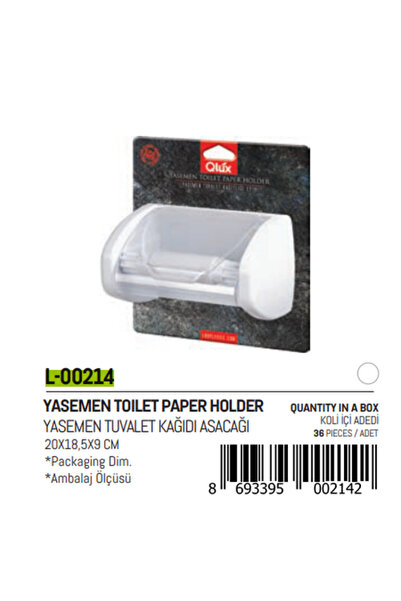 Marsilyan Yasemen Covered Wc Paper Holder () Ilkel-Grp9Y84