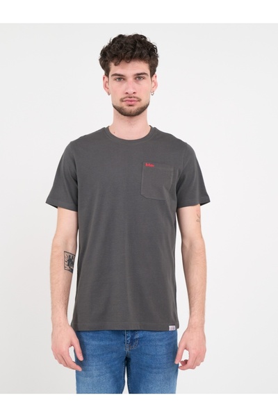 Lee Cooper - Tricou barbat cu maneca scurta si buzunar