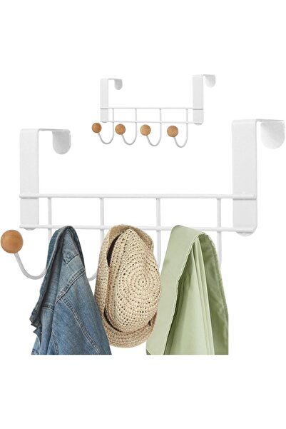 STARSTAR Two door hooks with four metal hooks, suitable for use as door hooks.