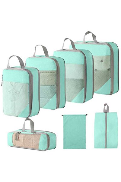 STARSTAR 7-piece travel organizer bag set, suitable for storing clothes, shoe...