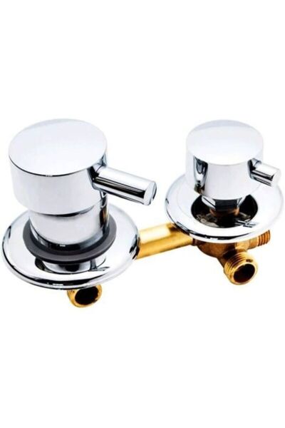 STARSTAR Three-way brass shower faucet, 10cm – Hot and cold water dual contro...