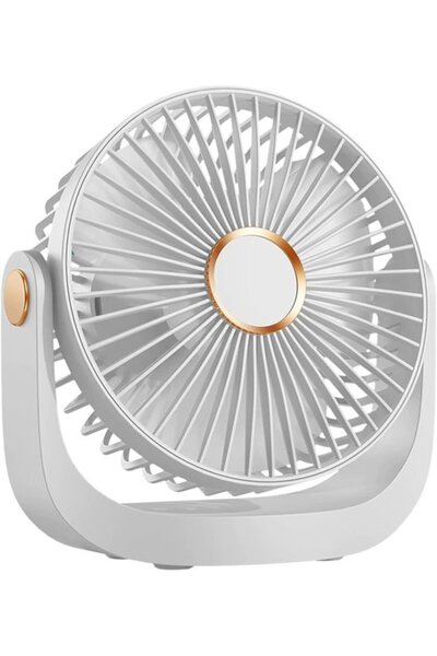 Morvena Picks Ventilator de birou cu lumină de noapte, ventilator portabil, s...