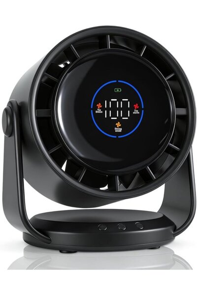 Morvena Picks Ventilator de masă reîncărcabil – ventilator de birou silențios...