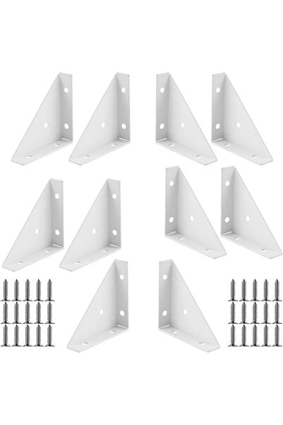 STARSTAR 10 metal mounting brackets with 90° angle connectors for corner supp...