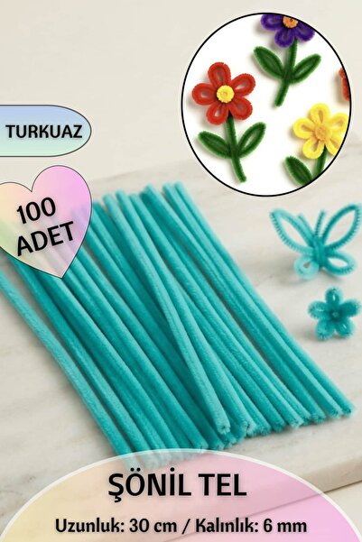 Dantelux 100 Pieces of Chenille Fuzzy Wire 30 cm |   Handicrafts, Flower Maki...