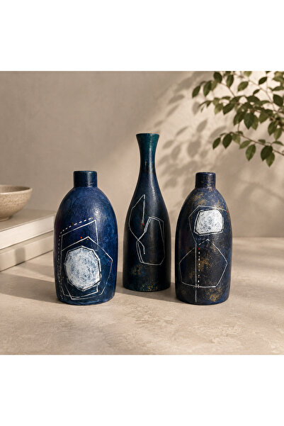 pinaart Decorative 3-Piece Vase Wooden