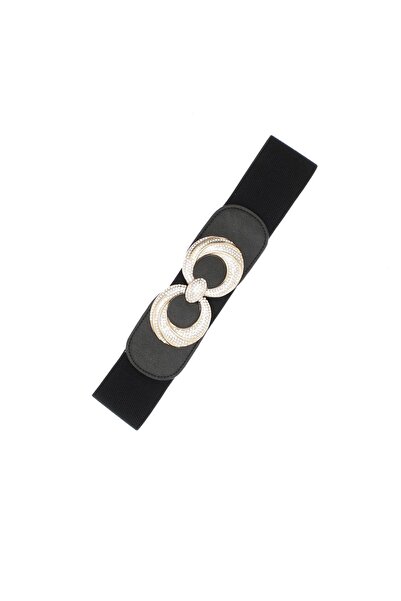 ButicCochet Curea lată tip brâu pentru femei, din material elastic, Buticcoch...