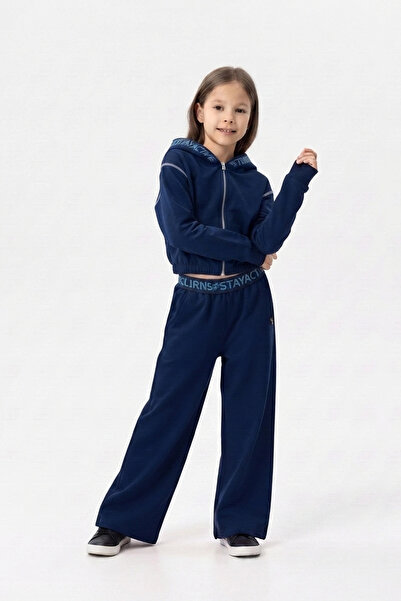 Colorinas Movy 2 Threaded Elastic Waist Girls' Sweatpants