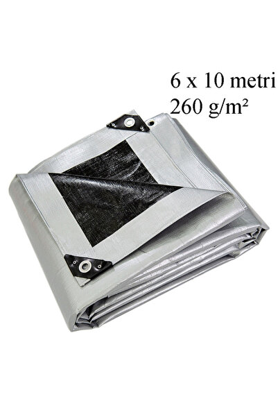 gwd Prelată ranforsată 6x10 m, grosime 260 g/m², impermeabilă, protecție UV+ ...