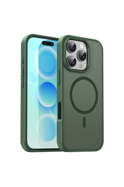 OEM Θήκη Τηλεφώνου για Apple iPhone 16 Pro Max 6.9 " Ημιδιαφανής Παγωμένη Πρά...