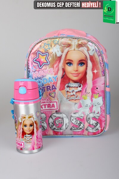 Barbie حقيبة روضة أطفال من مجموعة إكسترا جلام المرخصة من x Dekomus، مقاس صغير...
