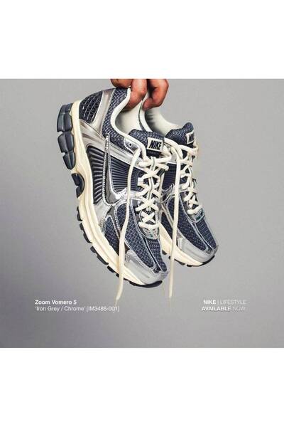 Nike ZOOM VOMERO 5 GRİ ERKEK SNEAKER AYAKKABI-SPORTXSTORE