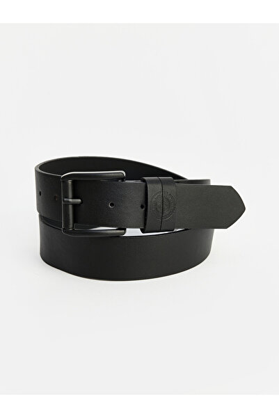 LC Waikiki Rmz Gi̇yi̇m Farkiyla Men's Belt with Faux Leather Look and Metal B...