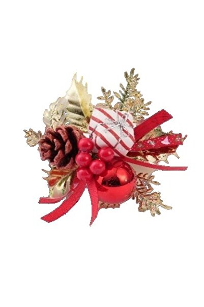 Rao Decoratiune de Craciun, 15 X 23 Cm, Model Buchetel 2, Multicolor