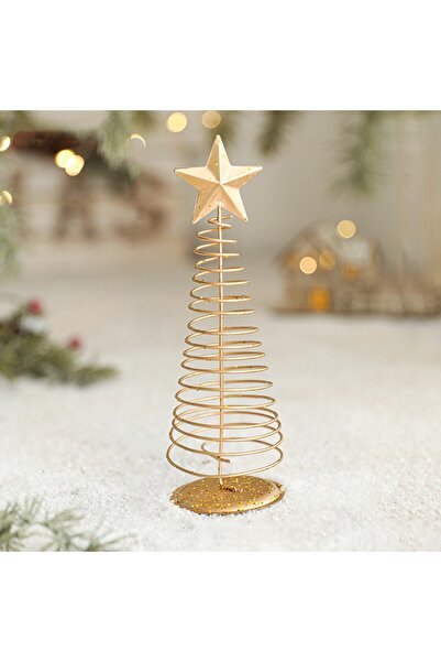 Rao Brad de Craciun Ornament, Decoratiune Brad Micut din Metal, Inaltime 19.5...