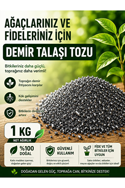 Ağaç ve Fideler İçin Demir Talaşı Tozu 1 KG