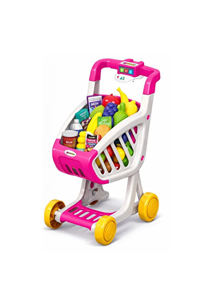 KidMania Детска количка за пазаруване, със звуци и светлини, 42 части, 3+, мн...