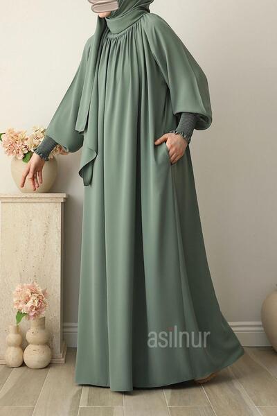 ASİLNUR Eflin Dress Water Green