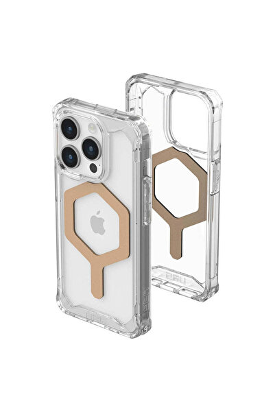 UAG Husă pentru iPhone 15 Pro Max, Plyo MagSafe, alb - auriu