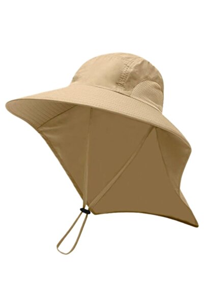 STARSTAR Outdoor Fisherman Hat Wide Brim Summer Sun Protection Hiking Neck Pr...