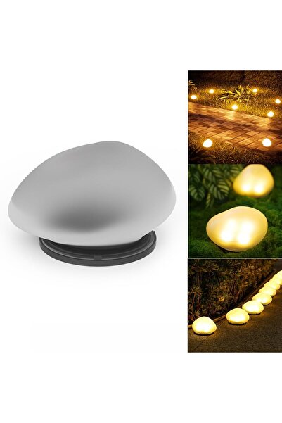 STARSTAR 1-Pack Solar Goose Lamp, Ceramic Heated Stone Light, Dusk to Dawn Wa...