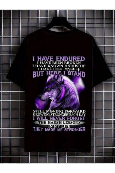 9JY S 3D Pint-Shit Black And Puple PC Design, Wolf Howling Unde Moon - Steet ...