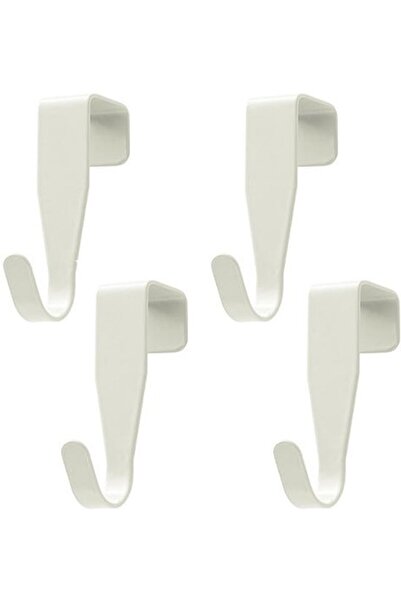 STARSTAR Hanging Door Hooks - Clothes Hooks - No Drilling Required - White - ...