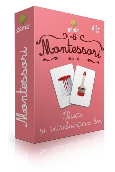 Gama Montessori. Asocieri: Obiecte si intrebuintarea lor