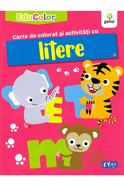 Gama Carte de colorat si activitati cu litere. EduColor