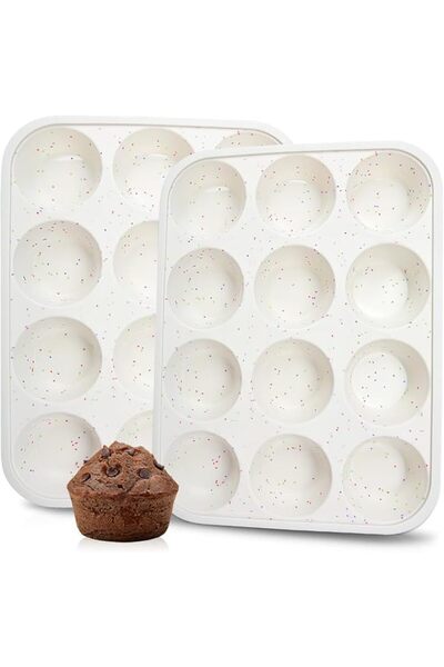 STARSTAR 2-Piece Metal-Reinforced Food-Grade Silicone Baking Pans, Non-Stick ...
