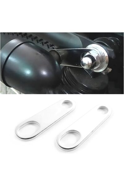 STARSTAR 4-Piece Motorcycle Rear Turn Signal Relocation Bracket, Universal In...