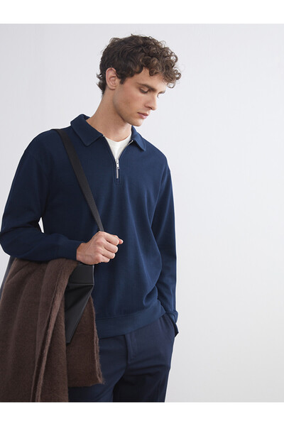 LC Waikiki Polo Neck Men's Sweatshirt