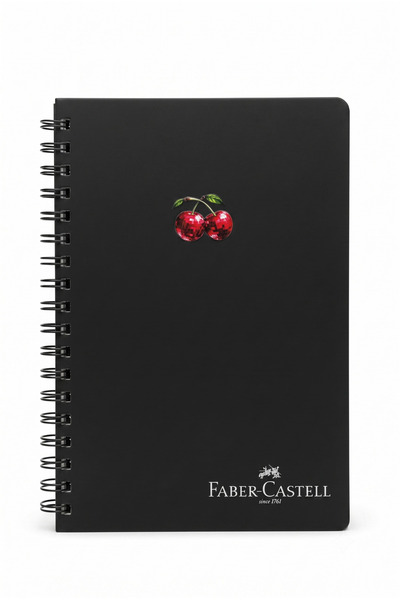 Faber Castell دفتر ملاحظات بغلاف من الورق المقوى من إف سي ديسكو فروتس، مخطط ح...