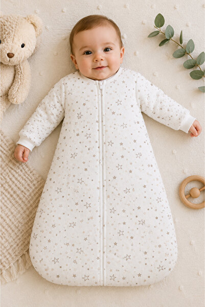 Babyhola 2.5 Tog Fiber Filled Bag Model Swaddle Long Sleeve Sleeping Bag 2711
