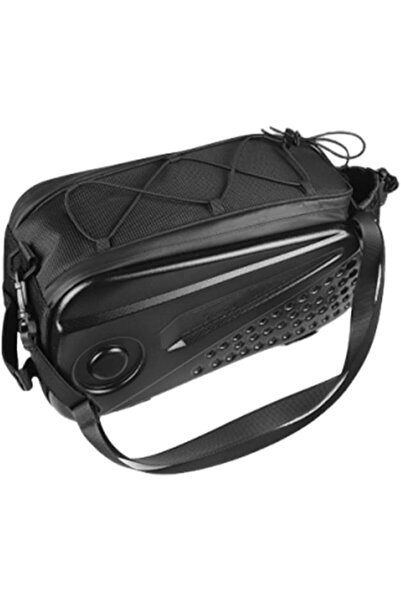 STARSTAR 8.6L reflective hard-shell bicycle rack bag, waterproof rear rack st...