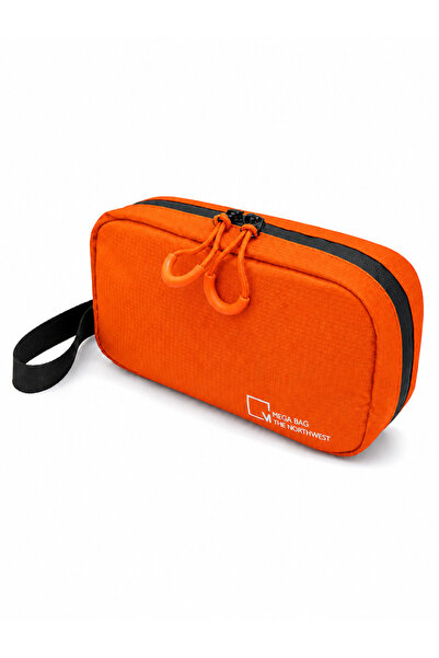 MEGA BAG M 1037 Polyester Travel Shaving/Makeup Bag, Organizer Orange