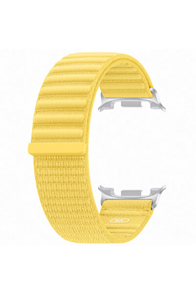 Samsung Galaxy Watch9 - Bratara Fabric Band M/L, Galben